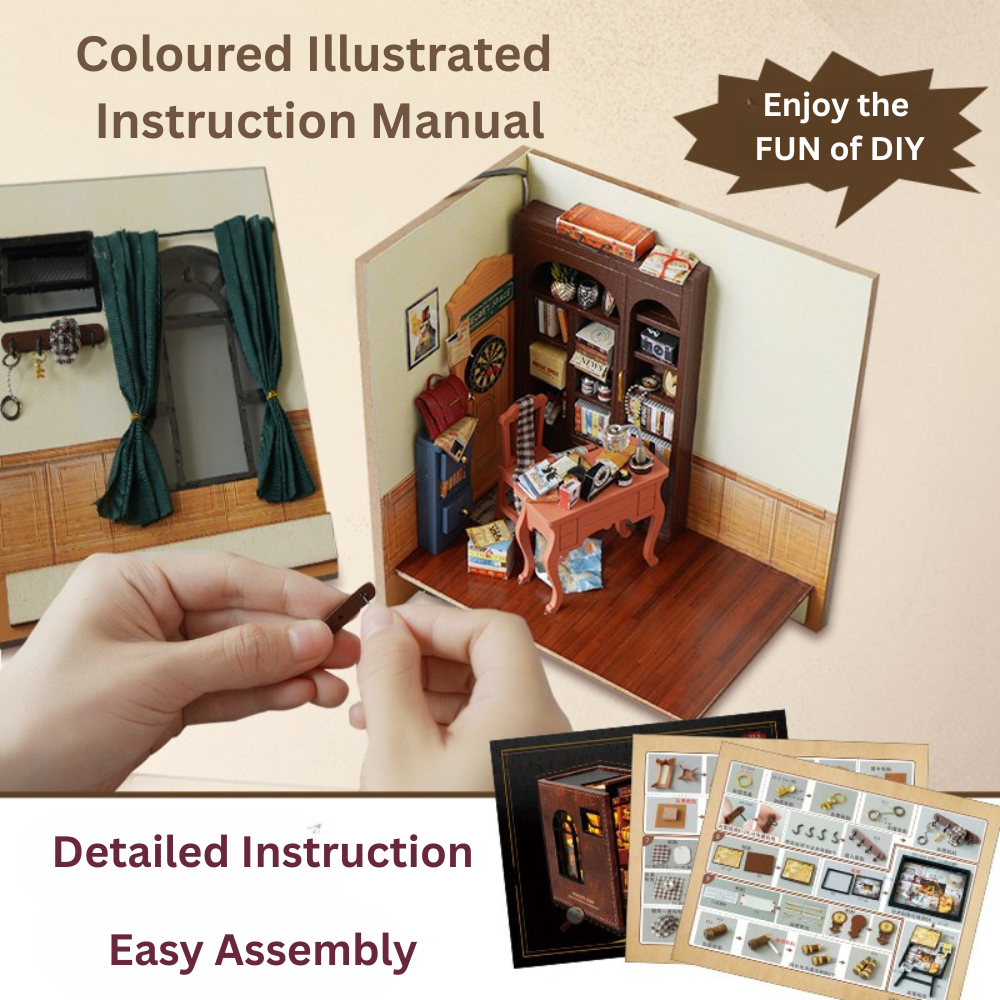 Detective Diary DIY Book Nook Kit